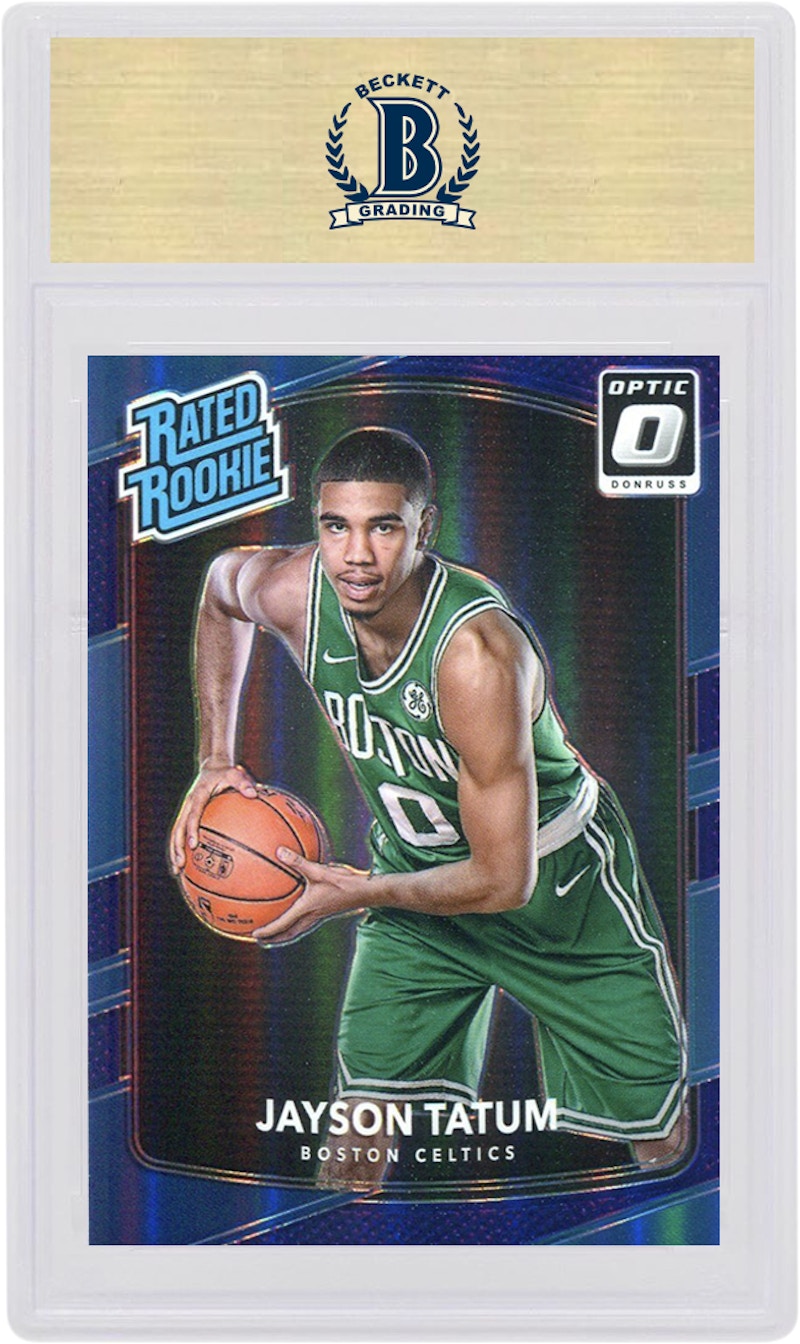 Jayson Tatum 2017 Donruss Optic Rookie Purple #198 (PSA or BGS Graded)