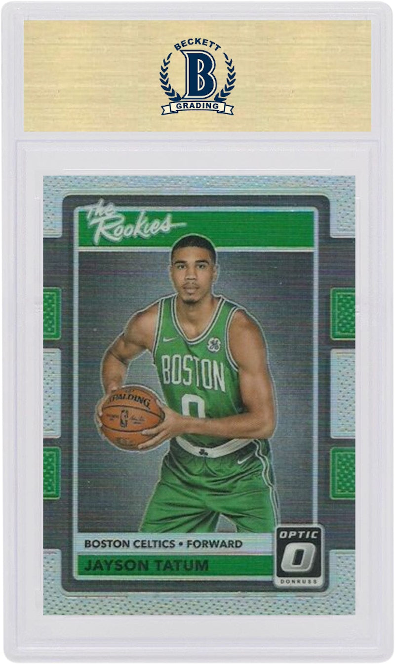 Jayson Tatum 2017 Donruss Optic The Rookies Rookie Holo #3 (PSA or BGS Graded)