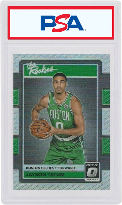 Jayson Tatum 2017 Donruss Optic The Rookies Rookie Holo #3 (PSA or BGS Graded)