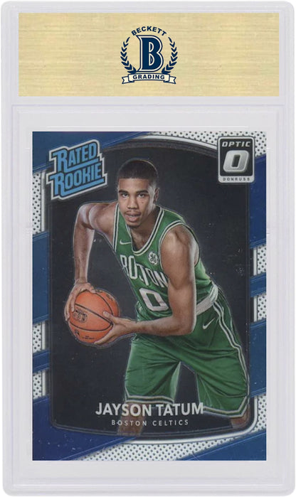 Jayson Tatum 2017 Panini Donruss Optic Rookie #198 (PSA or BGS Graded)