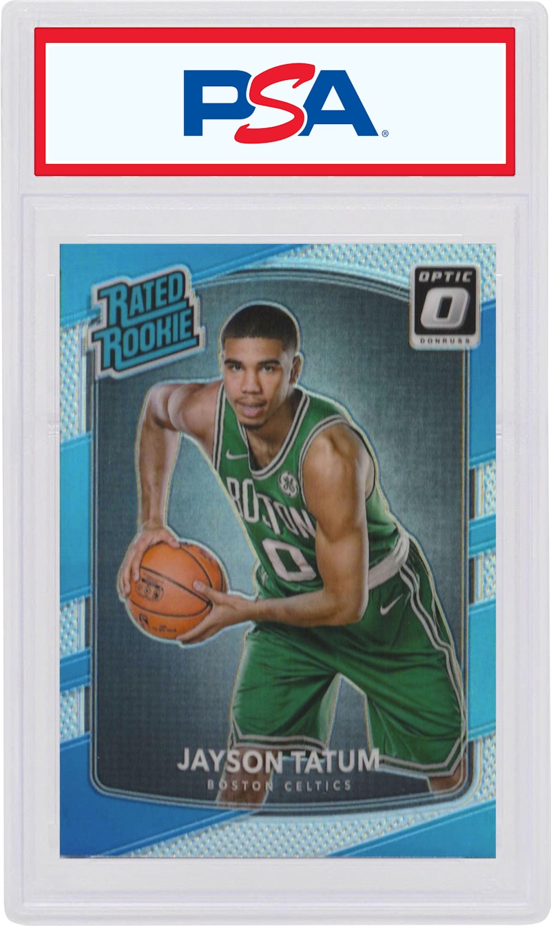 Jayson Tatum 2017 Panini Donruss Optic Rookie Holo #198 (PSA or BGS Graded)
