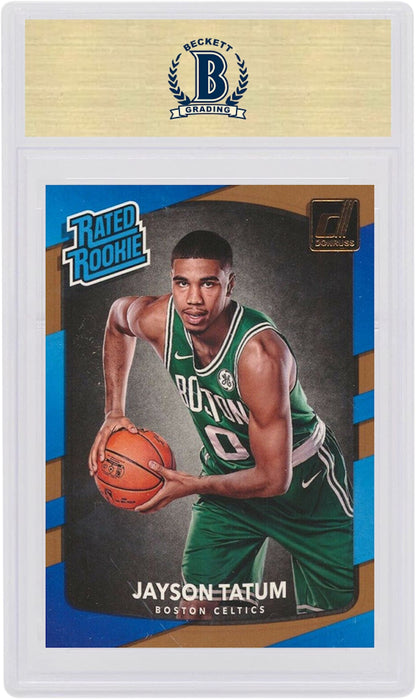 Jayson Tatum 2017 Panini Donruss Rookie #198 (PSA or BGS Graded)
