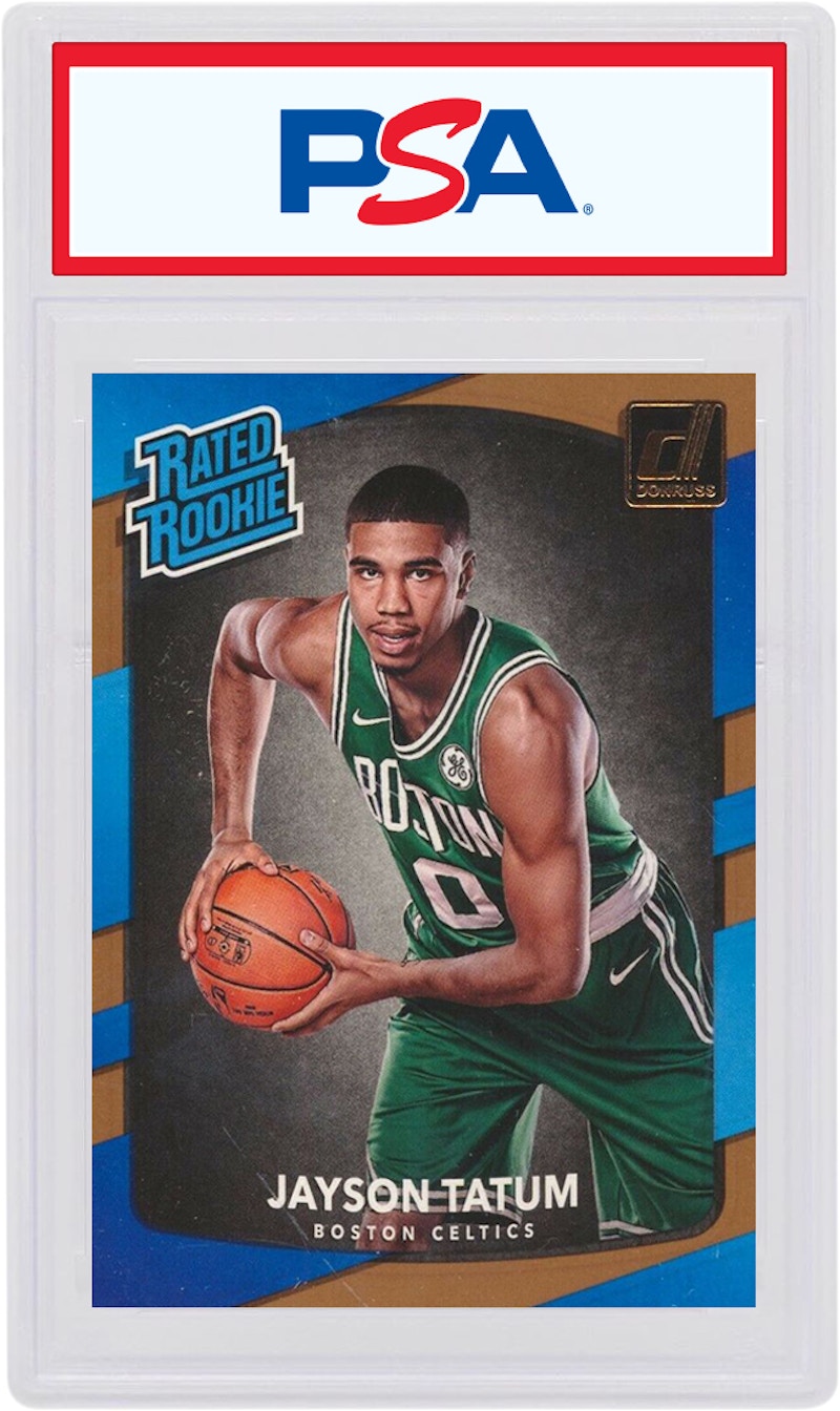 Jayson Tatum 2017 Panini Donruss Rookie #198 (PSA or BGS Graded)