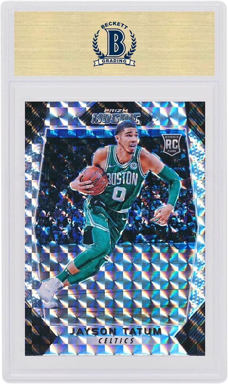 Jayson Tatum 2017 Panini Prizm Mosaic Rookie #20 (PSA or BGS Graded)