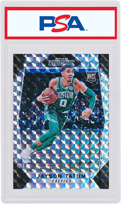 Jayson Tatum 2017 Panini Prizm Mosaic Rookie #20 (PSA or BGS Graded)