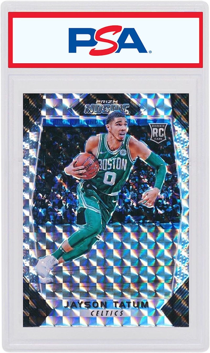 Jayson Tatum 2017 Panini Prizm Mosaic Rookie #20 (PSA or BGS Graded)