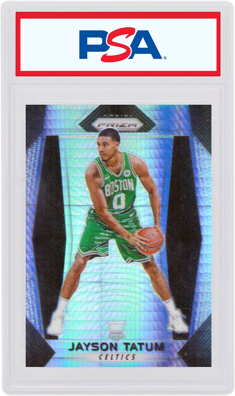 Jayson Tatum 2017 Panini Prizm Rookie Hyper #16 (PSA or BGS Graded)
