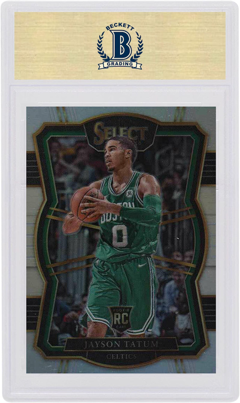 Jayson Tatum 2017 Panini Select Premier Level Rookie Silver #166 (PSA or BGS Graded)