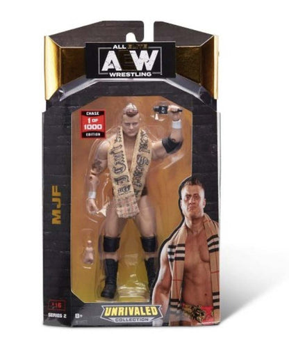 Jazwares All Elite Wrestling (AEW) Unrivaled Collection MJF Chase Edition Action Figure (Edition of 1000)