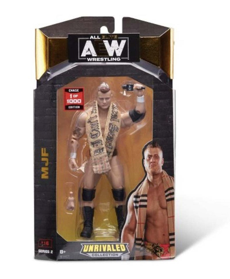 Jazwares All Elite Wrestling (AEW) Unrivaled Collection MJF Chase Edition Action Figure (Edition of 1000)
