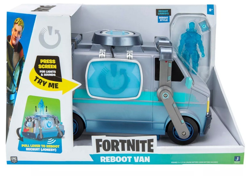 Jazwares Fortnite Deluxe Feature Reboot Van Vehicle Action Figure