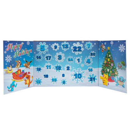 Jazwares Pokemon 2021 Holiday 16 Battle Figures with Special Finish & 8 Accessories Advent Calendar Figure