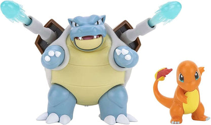 Jazwares Pokemon Battle Figure Blastoise & Charmander Amazon Exclusive Mini Figure (Set of 2)
