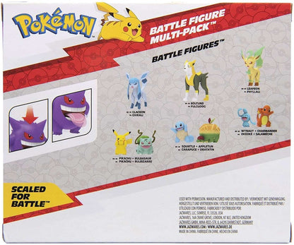 Jazwares Pokemon Battle Figure Gengar & Scorbunny Amazon Exclusive Mini Figure (Set of 2)