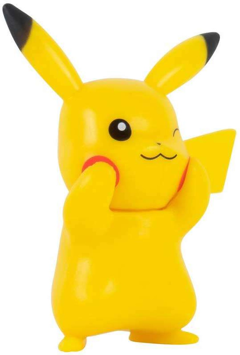 Jazwares Pokemon Battle Figure Pikachu, Wynaut & Leafeon Mini Figure (Set of 3)