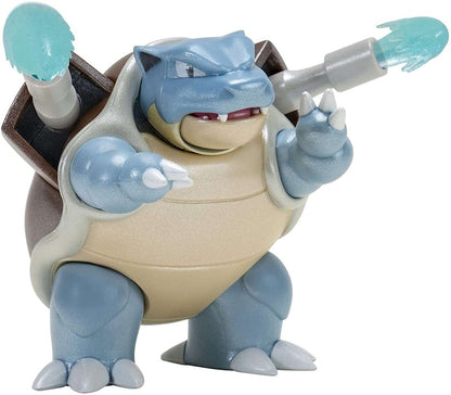 Jazwares Pokemon Select Squirtle, Wartortle & Blastoise Evolution Figure (Set of 3)