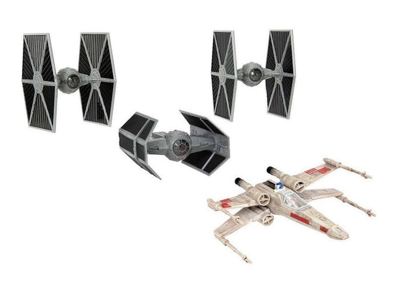 Jazwares Star Wars Micro Galaxy Squadrons Death Star Trench Run Battle Pack Amazon Exclusive Action Figure Set
