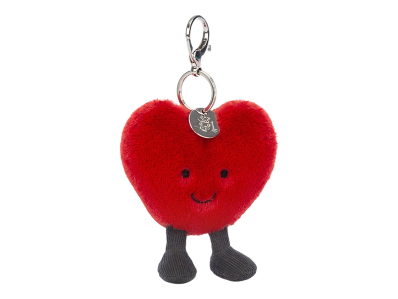 Jellycat Amuseables Heart Bag Charm AH4BC