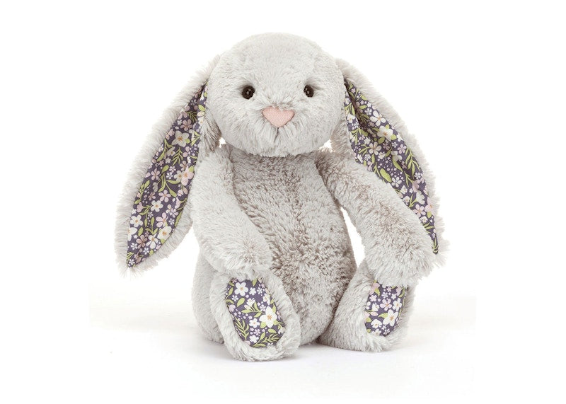 Jellycat Blossom Silver Bunny 'Bloom' Medium Plush