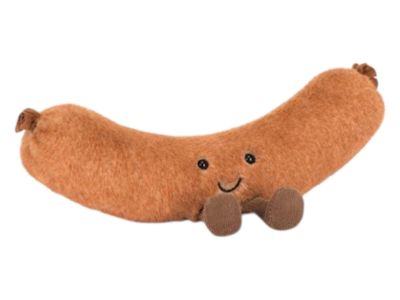 Jellycat Fish & Chip Editions Amusable Sausage Plush