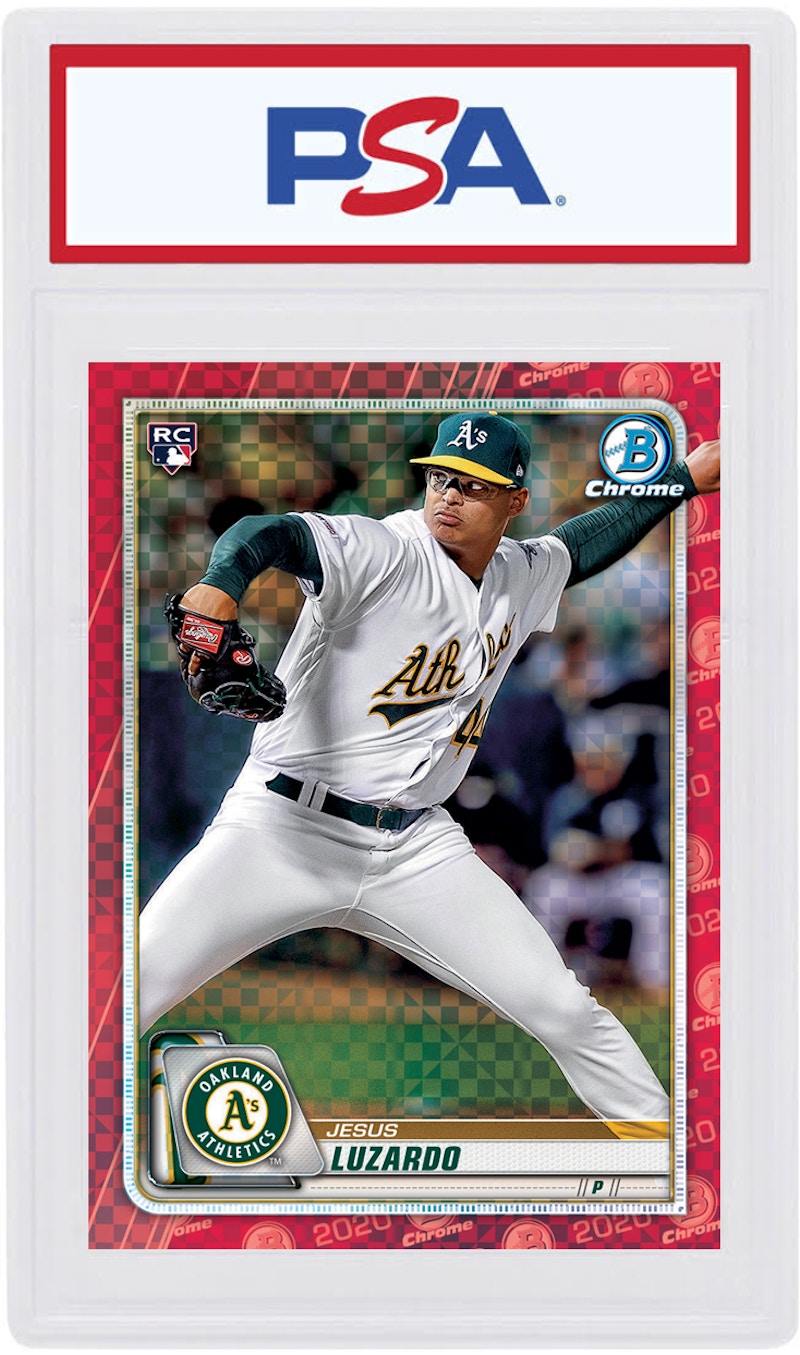 Jesus Luzardo 2020 Bowman Chrome X Rookie Red X-Fractor 1/1 #62 (PSA or BGS Graded)