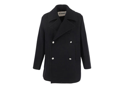 Jil Sander Caban Coat Black