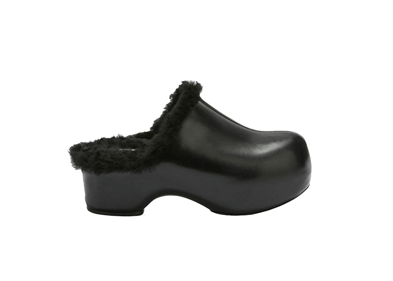 Jil Sander Fur Clog Black (Women's)