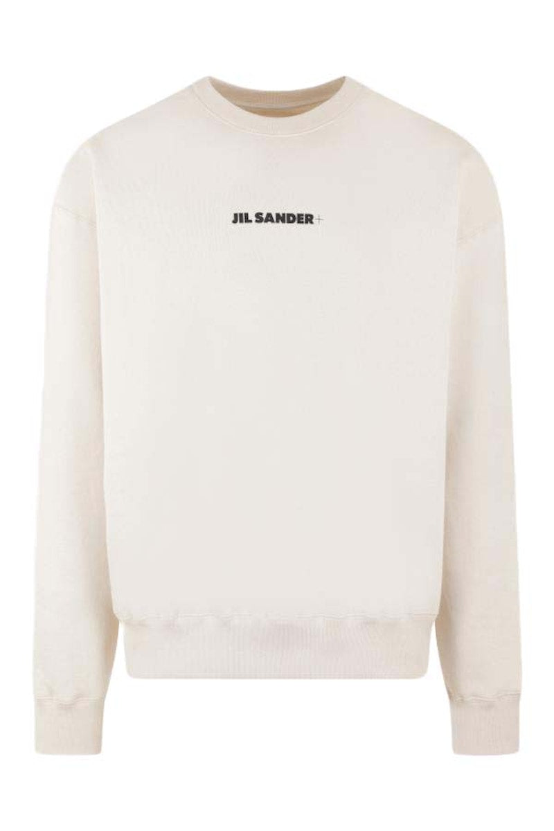 Jil Sander Logo Sweatshirt Light Beige