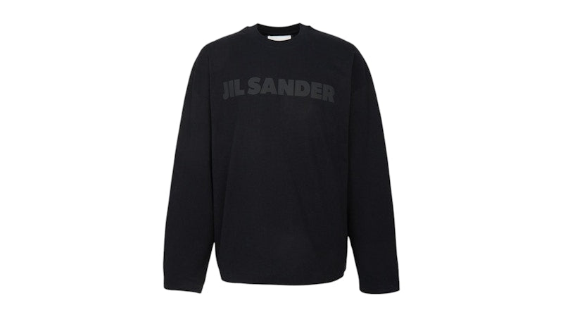 Jil Sander Long Sleeve T-Shirt Black
