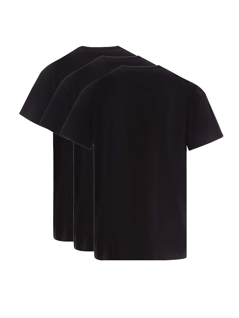 Jil Sander Man Biologic Cotton Logo Label T-Shirt Set Black