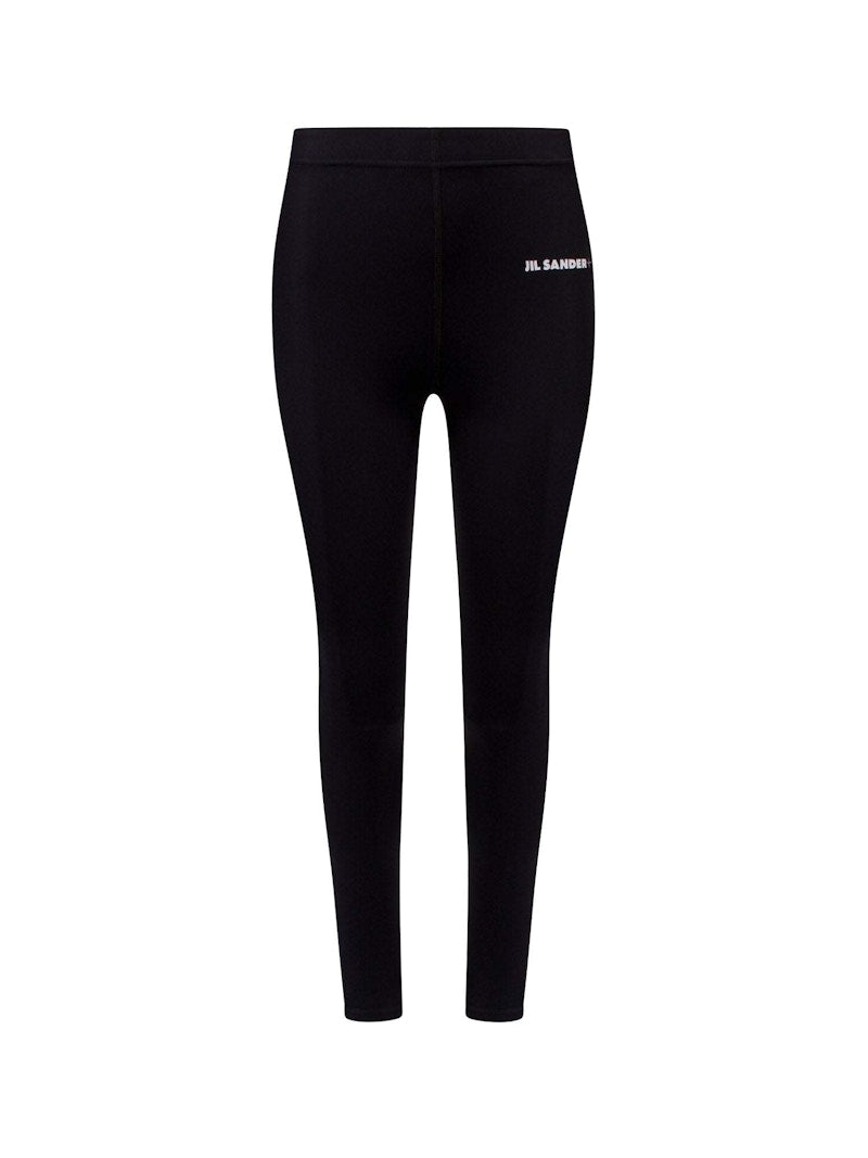 Jil Sander Woman Nylon Leggings Black
