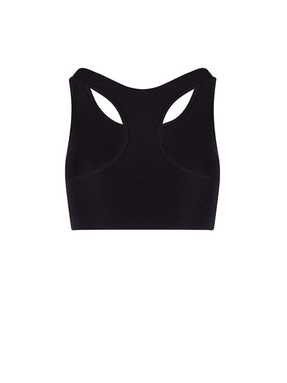 Jil Sander Woman Stretch Nylon Top Black