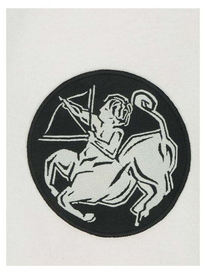 Jil Sander Zodiac Patch Sagittarius Oversize Logo T-Shirt White
