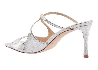 Jimmy Choo Anise 75mm Mule Champange Leather
