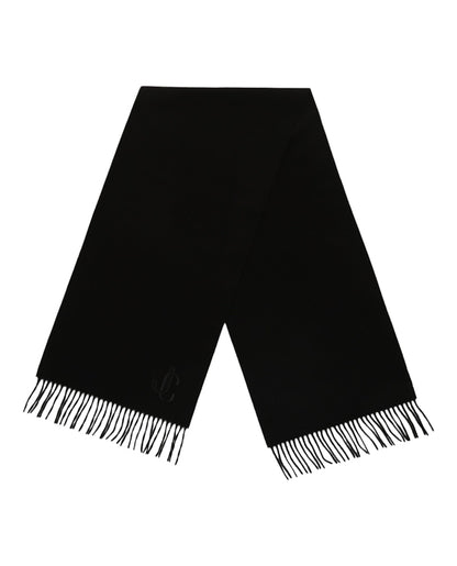 Jimmy Choo Cashmere Scarf Black