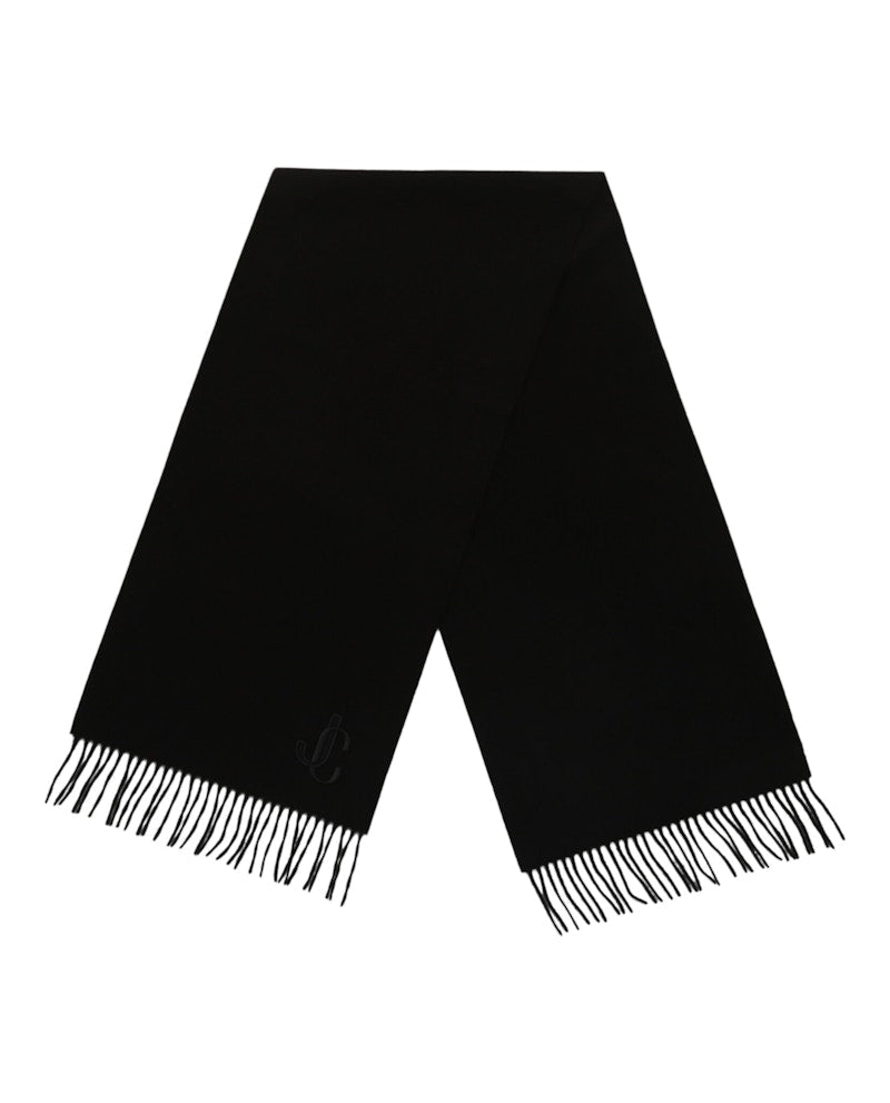 Jimmy Choo Cashmere Scarf Black