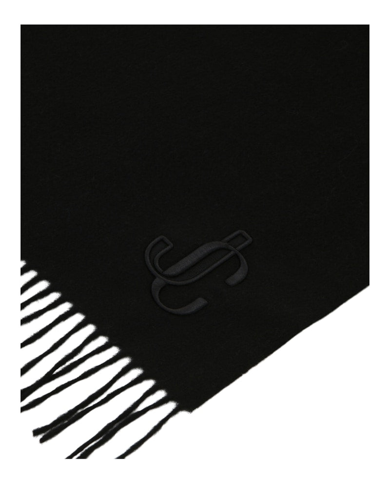 Jimmy Choo Cashmere Scarf Black