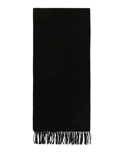 Jimmy Choo Cashmere Scarf Black