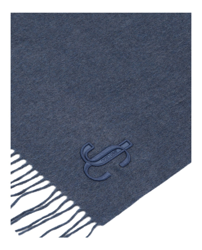 Jimmy Choo Cashmere Scarf Light Blue