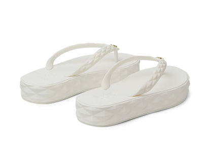 Jimmy Choo Diamond Flip Flop X White (Women's)