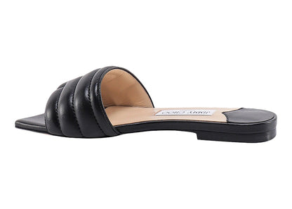 Jimmy Choo Themis Sandal Black Leather