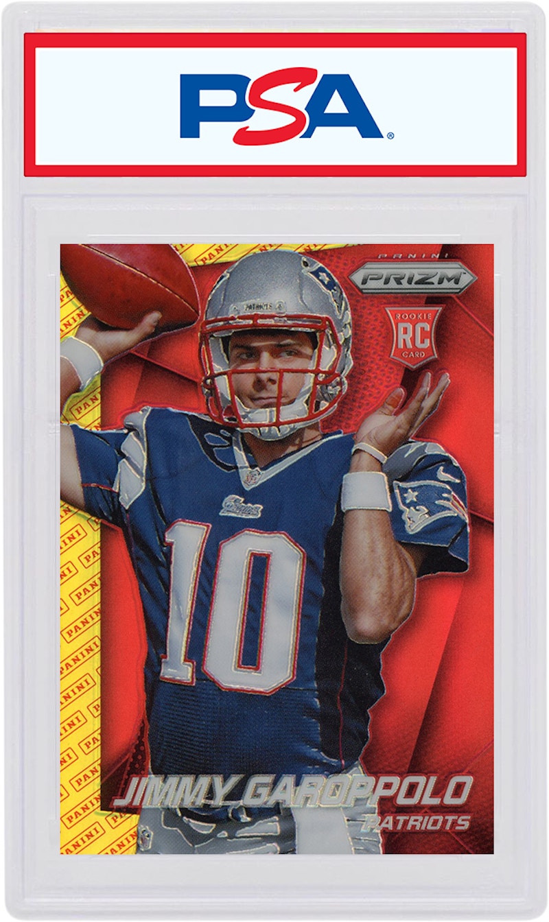 Jimmy Garoppolo 2014 Panini Prizm Rookie Ball in 1 Hand Panini Prizm #243 (PSA or BGS Graded)