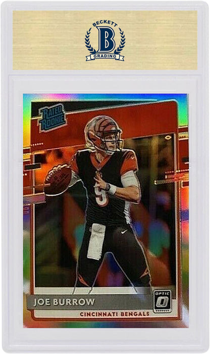 Joe Burrow 2020 Panini Donruss Rookie Optic Rated Rookie Preview Holo #301 (PSA or BGS Graded)