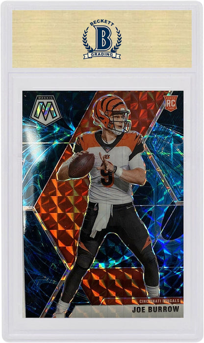 Joe Burrow 2020 Panini Mosaic Rookie Genesis #201 (PSA or BGS Graded)