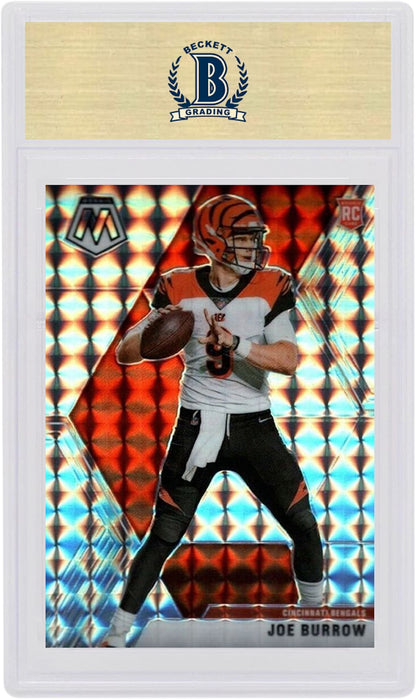 Joe Burrow 2020 Panini Mosaic Rookie Mosaic #201 (PSA or BGS Graded)