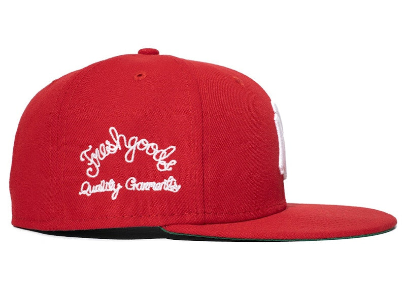 Joe Freshgoods NYC Yankees By JFG Hat Red