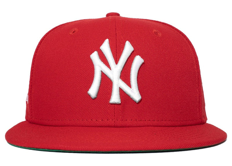 Joe Freshgoods NYC Yankees By JFG Hat Red