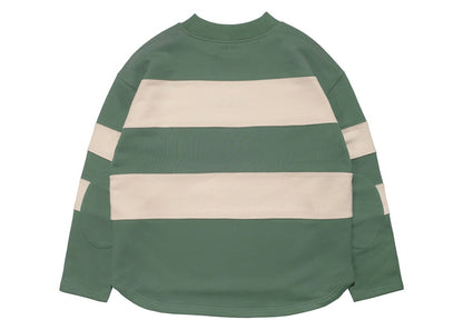 Joe Freshgoods Stripe Mockneck Green