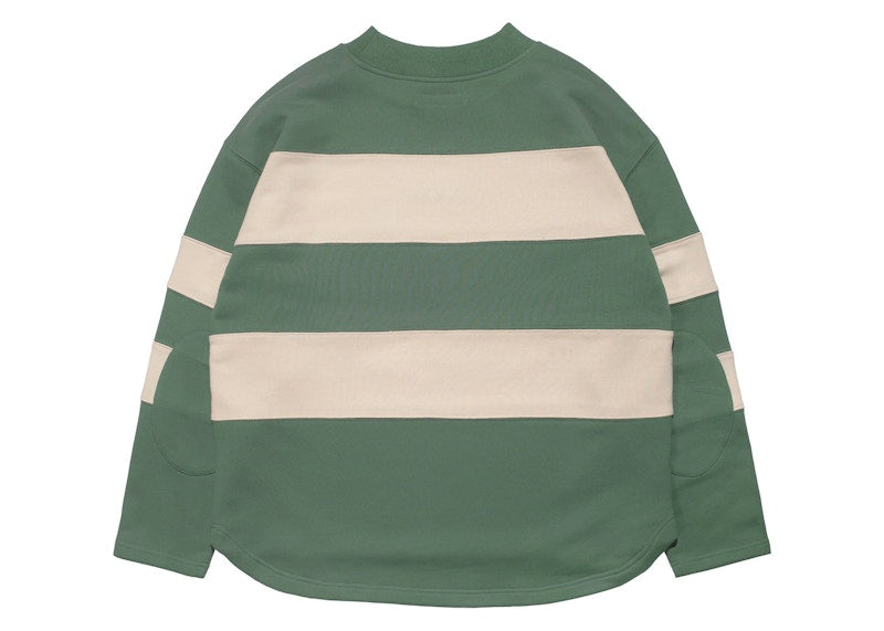 Joe Freshgoods Stripe Mockneck Green