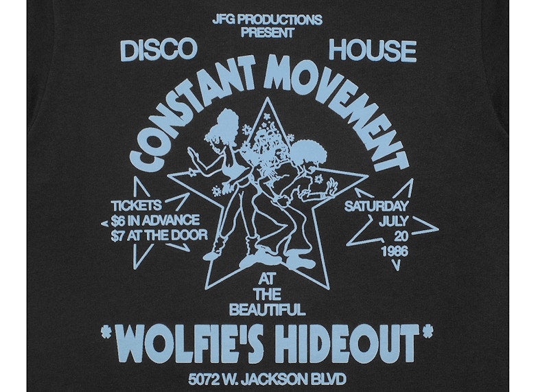 Joe Freshgoods Wolfie's Hideout T-shirt Washed Black